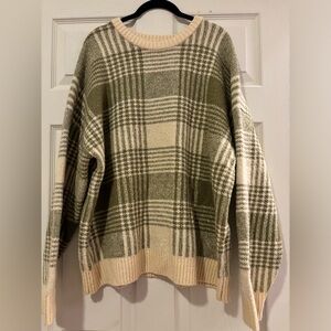 Oak + Fort oversized knit sweater, size M